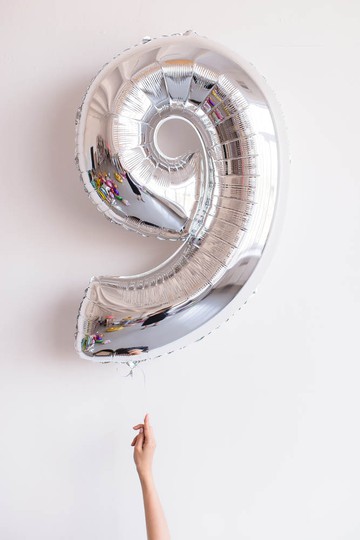 шарики цифры