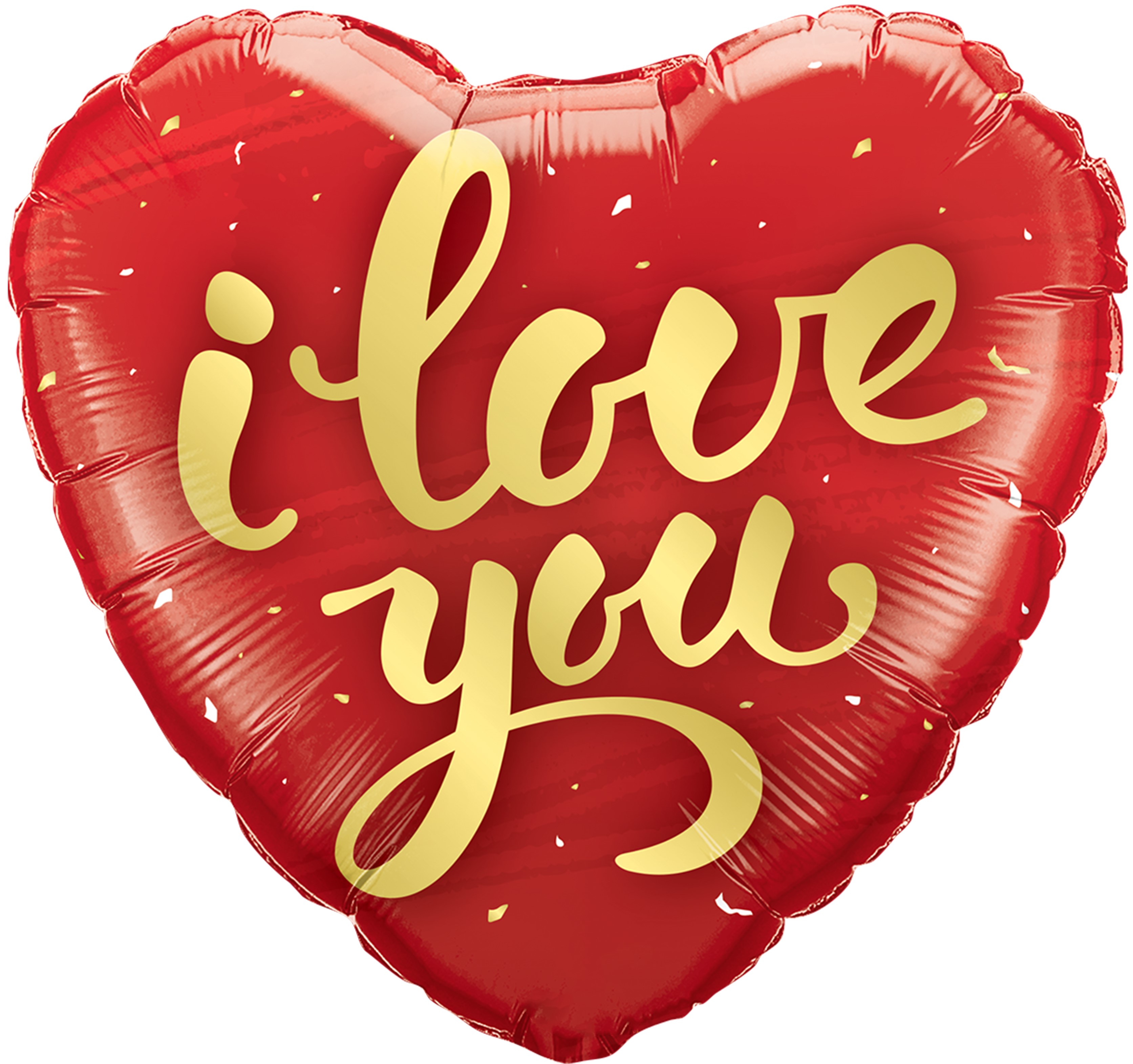 Сердце, Я Люблю Тебя (золотое конфетти)