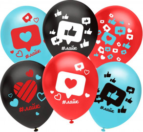 Шар (12''/30 см) Like, Лучший Лайк