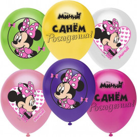 Шар (12''/30 см) Минни Маус
