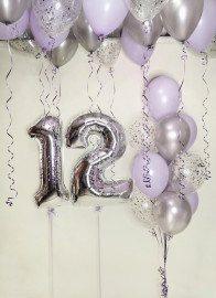 Сиреневый с Серебром