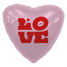 Сердце, LOVE, Розовый