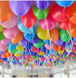 100 шаров пастель