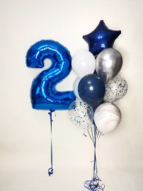 Фонтан, Цифра, Тёмно-синий