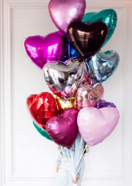 Сердце, Без рисунка, Ассорти