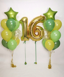 Набор, Зелёный с Жёлтым