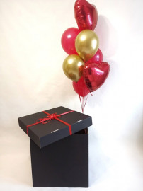 Коробка с шарами, Чёрная