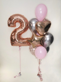 Фонтан и Цифра, Розовое золото