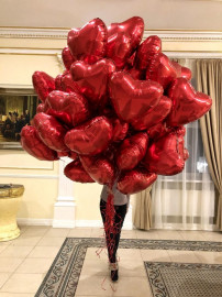 Связка сердец, 60шт