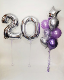 Набор, Фиолетовый Фонтан