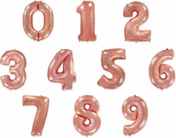 Цифра Розовое Золото