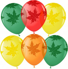 Шар (12''/30 см) Хрустальные листья