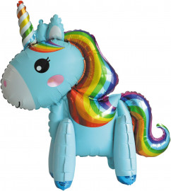 Фигура Единорог Голубой Радужный