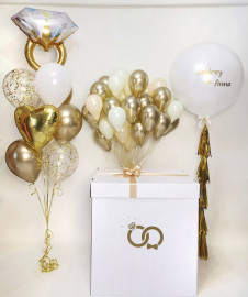 Набор, Коробка с мини-шарами, Кольцо