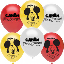 Шар (12''/30 см) Микки Маус