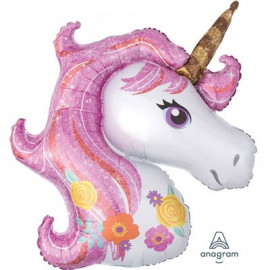 Шар, Единорог, Нежный, Голова