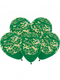 Шар латексный камуфляж