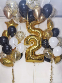 Набор Большой, Черный-Золото