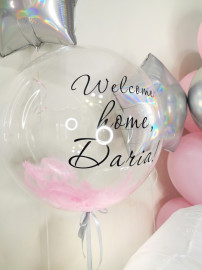 Бабл с Розовыми Перьями